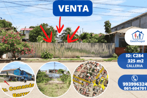 Inmobiliaria Gestihogar SE VENDE TERRENO EN PUCALLPA CENTRO DE LA CIUDAD PUCALLPA-UCAYALI