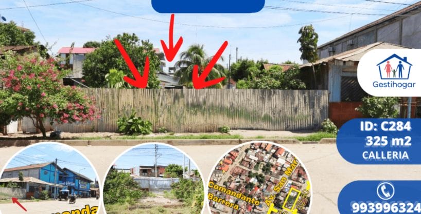 Inmobiliaria Gestihogar SE VENDE TERRENO EN PUCALLPA CENTRO DE LA CIUDAD PUCALLPA-UCAYALI