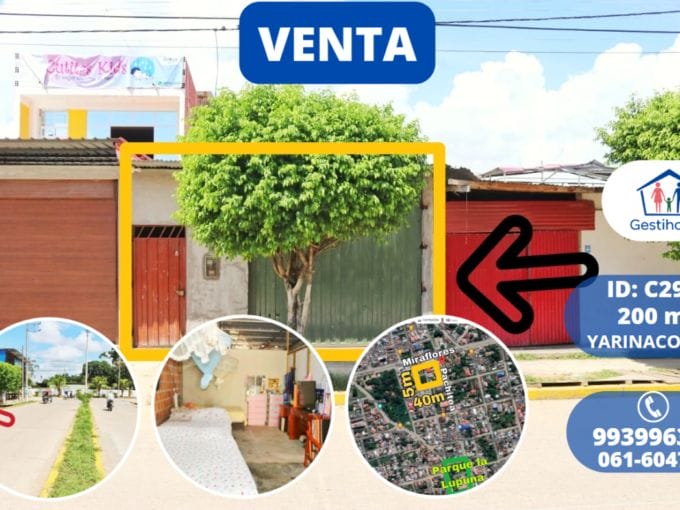 Inmobiliaria Gestihogar SE VENDE CASA EN PUCALLPA CERCA A MIRAFLORES