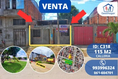 Inmobiliaria Gestihogar SE VENDE CASA EN PUCALLPA (115 M2)