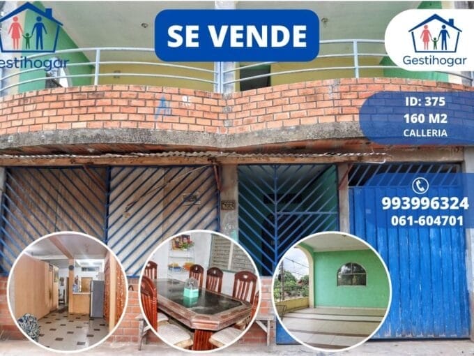 Inmobiliaria Gestihogar 🚨EN VENTA CASA GRANDE DE 3 PISOS EN PUCALLPA🚨