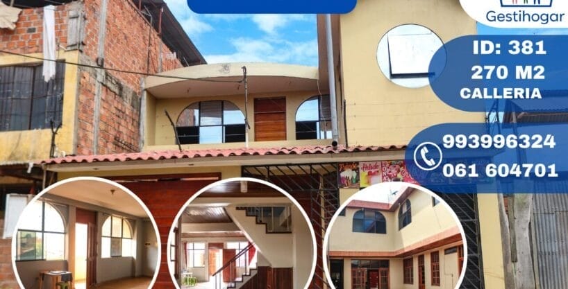 Inmobiliaria Gestihogar 🚨EN VENTA CASA GRANDE EN PUCALLPA 🚨