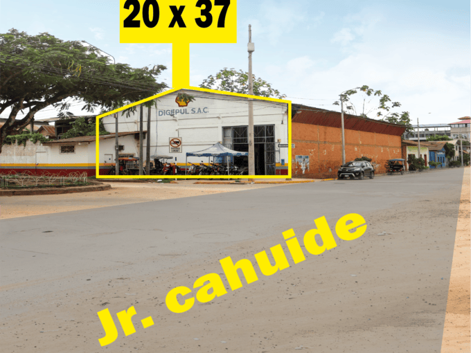 Inmobiliaria Gestihogar Vendo Almacen de 740 m2 en Esquina en Pucallpa