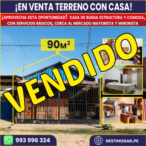 Inmobiliaria Gestihogar SE VENDE CASA CERCA AL TERMINAL TERRESTRE