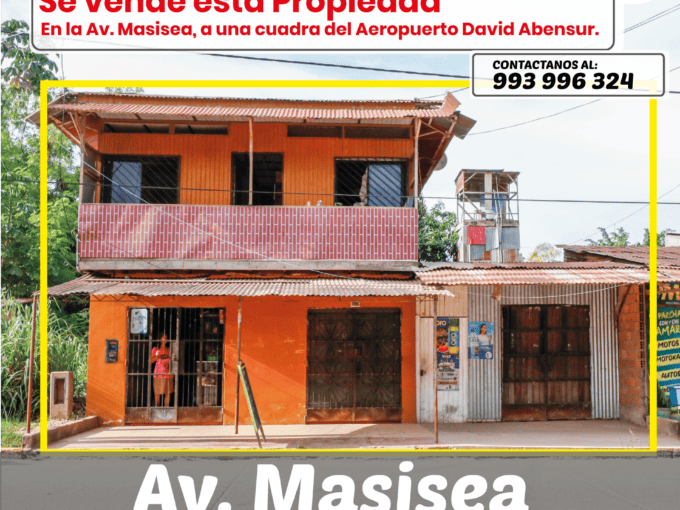 Inmobiliaria Gestihogar SE VENDE PROPIEDAD EN AV. MASISEA, ZONA COMERCIAL