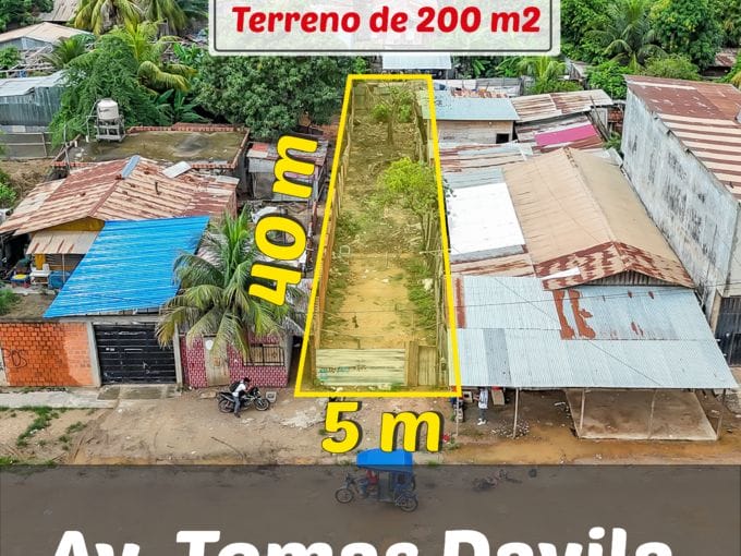 Inmobiliaria Gestihogar SE VENDE TERRENO EN LA AV. TOMAS DAVILA