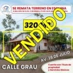 Inmobiliaria Gestihogar 𝐒𝐄 𝐑𝐄𝐌𝐀𝐓𝐀 𝐓𝐄𝐑𝐑𝐄𝐍𝐎 𝐃𝐄 𝟑𝟐𝟎 𝐌𝟐, 𝐄𝐍 𝐄𝐒𝐐𝐔𝐈𝐍𝐀