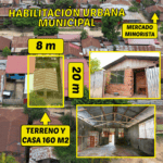 Inmobiliaria Gestihogar 🚨¡𝐆𝐑𝐀𝐍 𝐎𝐏𝐎𝐑𝐓𝐔𝐍𝐈𝐃𝐀𝐃❗𝐒𝐄 𝐕𝐄𝐍𝐃𝐄 𝐓𝐄𝐑𝐑𝐄𝐍𝐎 𝐂𝐎𝐍 𝐂𝐀𝐒𝐀 𝐃𝐄 𝟏𝟔𝟎 𝐌𝟐- 𝐏𝐔𝐂𝐀𝐋𝐋𝐏𝐀 🚨