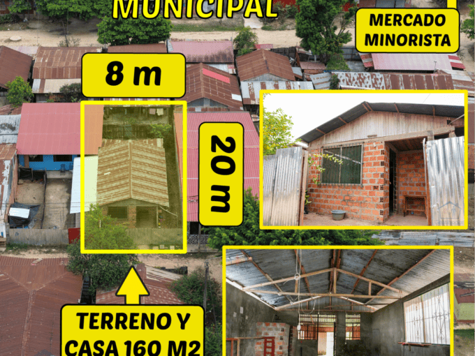 Inmobiliaria Gestihogar 🚨¡𝐆𝐑𝐀𝐍 𝐎𝐏𝐎𝐑𝐓𝐔𝐍𝐈𝐃𝐀𝐃❗𝐒𝐄 𝐕𝐄𝐍𝐃𝐄 𝐓𝐄𝐑𝐑𝐄𝐍𝐎 𝐂𝐎𝐍 𝐂𝐀𝐒𝐀 𝐃𝐄 𝟏𝟔𝟎 𝐌𝟐- 𝐏𝐔𝐂𝐀𝐋𝐋𝐏𝐀 🚨