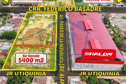 Inmobiliaria Gestihogar SE VENDE ALMACEN EN AVENIDA PRINCIPAL. PUCALLPA CARRETERA FEDERICO BASADRE (5400 M2)